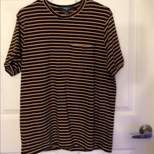 men’s striped pocket tee